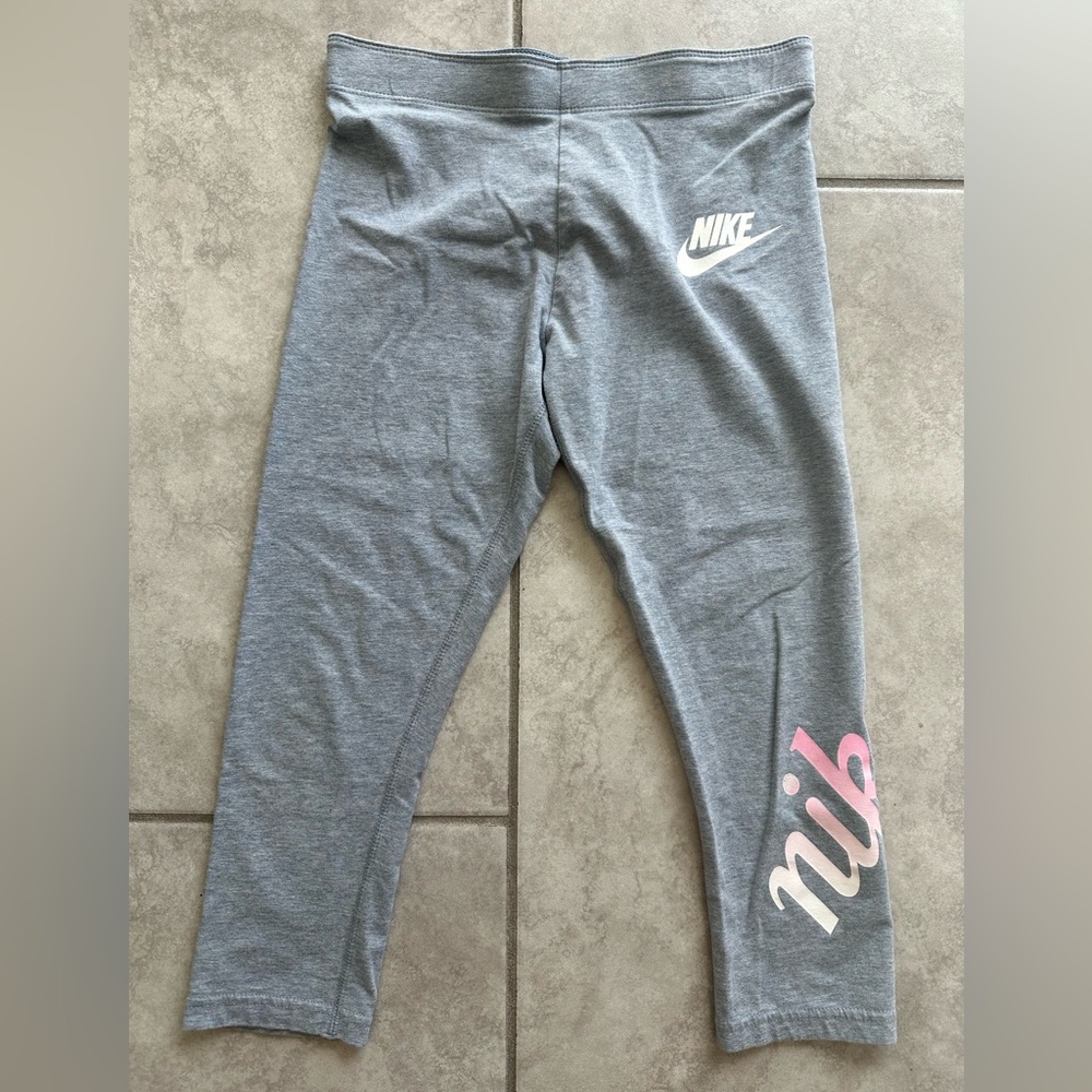 Nike Kids Blue-ish/Gray Capri Leggings